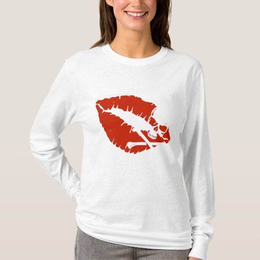 T-shirt lèvres empoisonnées (Devant)