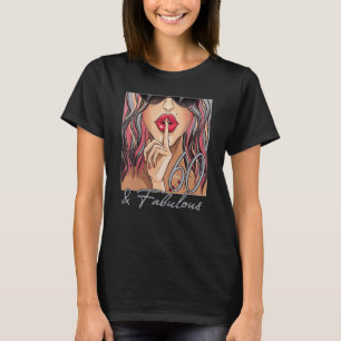 T-shirt Lèvres Fabuleux et 60 ans Africain 60e anniversair