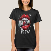 T-Shirt Lèvres & factures (Devant)