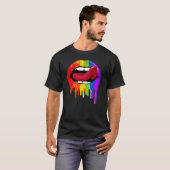 T-shirt Lèvres fierté (Devant entier)