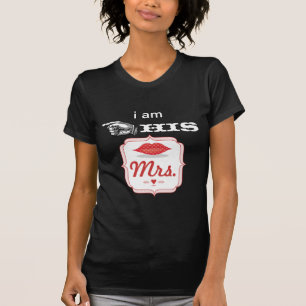 T-shirt Lèvres Je suis son Mme Photo Props