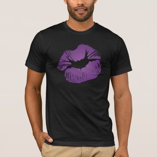 T-shirt Lèvres pourpres (Devant)