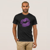 T-shirt Lèvres pourpres (Devant entier)