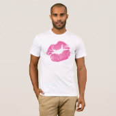 T-shirt Lèvres roses (Devant entier)