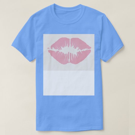 T-shirt Lèvres roses 1 (Design devant)