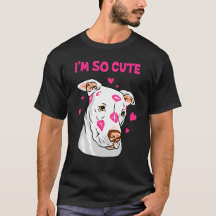 T-shirt Lèvres roses Kiss Sweet American Pitbull