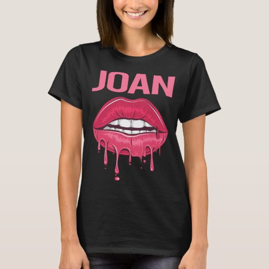 T-shirt Lèvres roses - Nom de Jeanne (Devant)