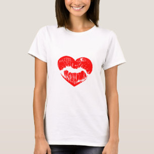 T-shirt Lèvres rouges