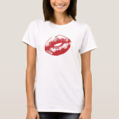 T-shirt Lèvres rouges (Devant)
