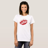 T-shirt Lèvres rouges (Devant entier)