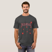 T-shirt lèvres rouges (Devant entier)