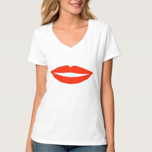 T-shirt Lèvres rouges (Devant)