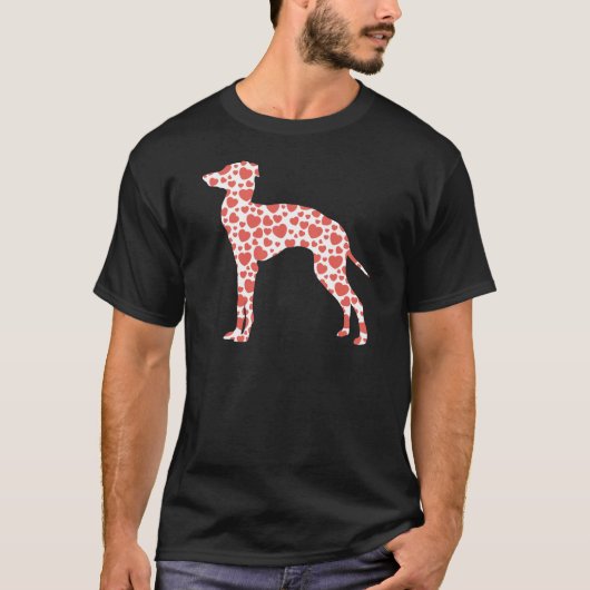 T-shirt Lévrier italien (Devant)