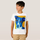 T-shirt Lévrier italien (Devant entier)