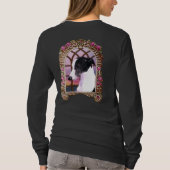 T-shirt Lévrier Whippet encadré (Dos)