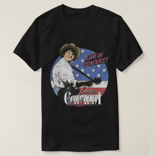 T-shirt Lewis Capaldi â€"Americas Sweethee New York T-S (Design devant)