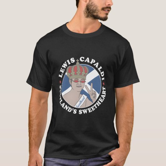 T-shirt Lewis Capaldi €“ Douceur de l'Écosse (Devant)