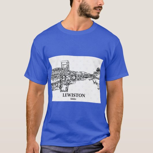 T-shirt Lewiston Idaho (Devant)
