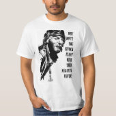 T-shirt L'excentrique indique (noir et blanc) (Devant)