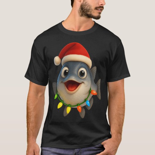 T-shirt L'Excitation De La Capture - Un Design De Pêche À (Devant)