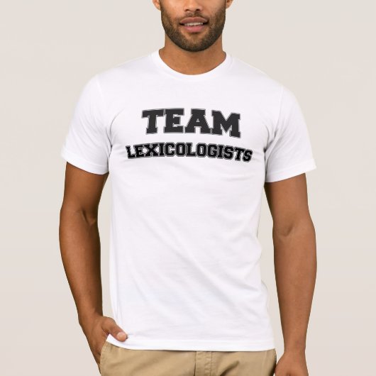 T-shirt Lexicologues d'équipe (Devant)