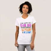 T-shirt L'exploit du Club Bed. Coussin Dj et MC Blanky (Devant entier)