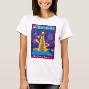T-shirt L'Express polaire Art Vintage voyage du pôle No