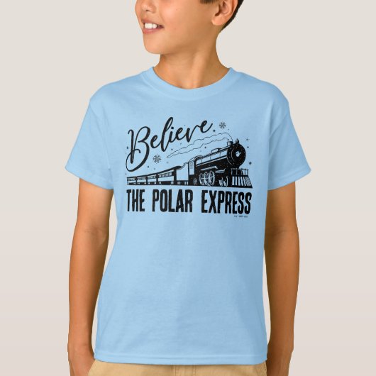 T-shirt L'Express polaire - Croyez | Graphique Vintage (Devant)