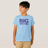 T-shirt L'expression de Big Brother sur un garçon (Devant entier)