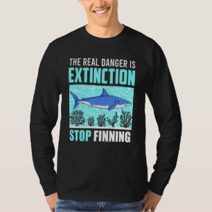 T-shirt L'Extension Est Le Véritable Danger Arrêter La Pêc