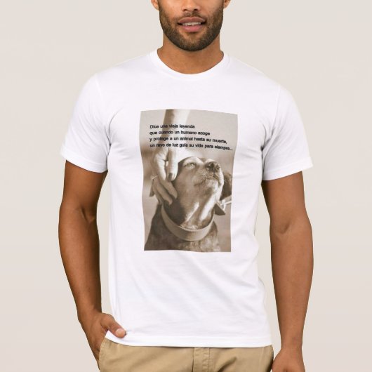 T-shirt Leyenda sobre adoptar (Devant)