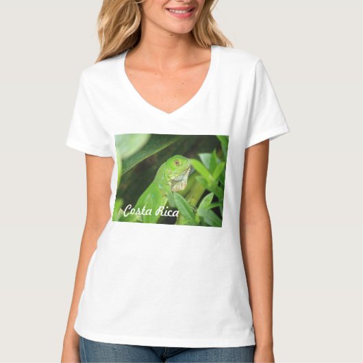 T-shirt Lézard de Rican de côte (Devant)
