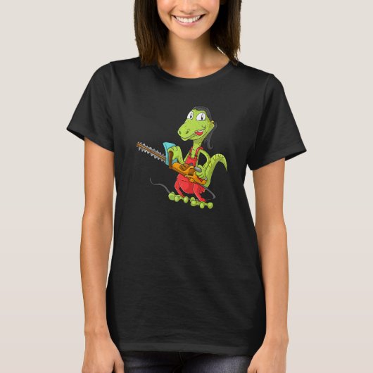 T-shirt Lézard jardinier (Devant)