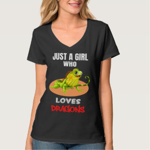 T-shirt Lézard Juste Une Fille Qui Aime Les Lézards pour L