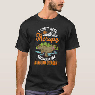 T-shirt Lézard Moniteur de Thérapie du Dragon de Komodo