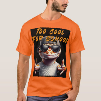 T-shirt Lézard - Trop Cool pour l'École