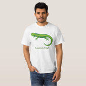 T-shirt Lézard vert (Devant entier)