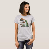 T-SHIRT LÉZARD VERT (Devant entier)