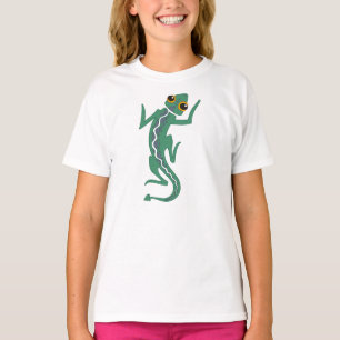 T-shirt Lézard vert artistique Buggi Clipart-27847
