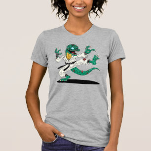 T-shirt Lézard Zombie Kung Fu