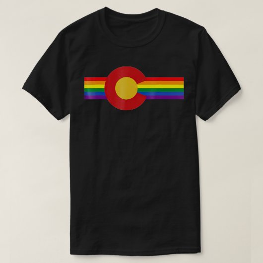 T-shirt LGB Denver Colorado Gay pride  (Design devant)