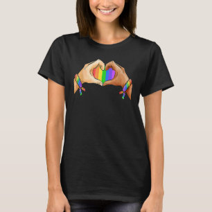 T-shirt Lgb Heart Gay pride Lgbt Mois