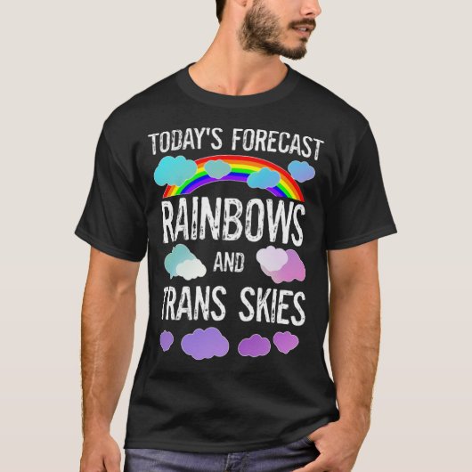 T-shirt LGBGTQ Transgender Pride Mois Parade Rainbows Tra (Devant)