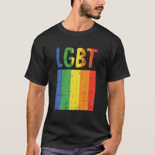 T-shirt LGBQ Gay pride Mois Amour Arc en ciel Drapeau Égal