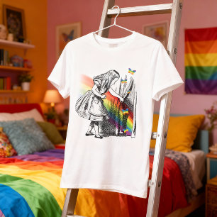 T-shirt LGBT Alice au Pays des merveilles Vintage