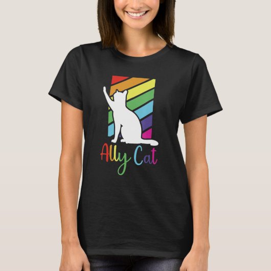 T-shirt LGBT Ally Chat Be Kind Gay Rainbow Idée LGBTQ 2 (Devant)