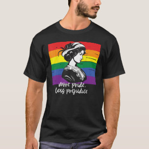 T-shirt LGBT Ally Plus Fierté Moins Préjugés Mois Progrès