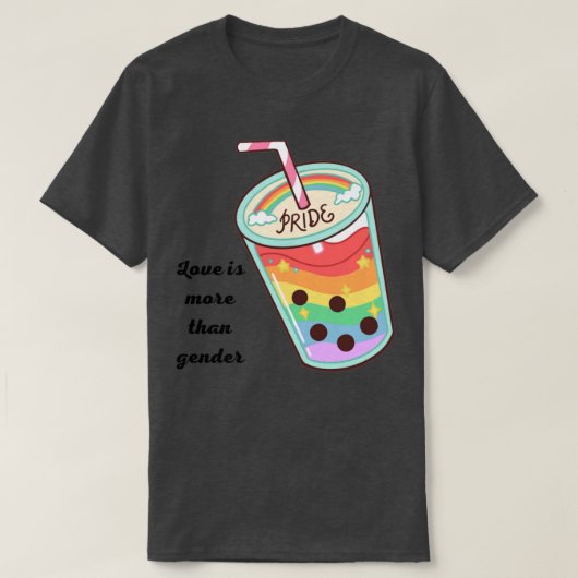 T-shirt LGBT arc-en-ciel (1) (Design devant)