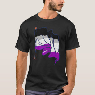 T-shirt Lgbt Asexuality Drapeau Ace Pride Droits de l'Homm