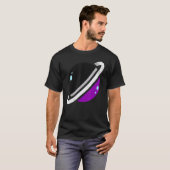 T-shirt Lgbt Asexuality Flag Pride Saturn Equality Queer A (Devant entier)